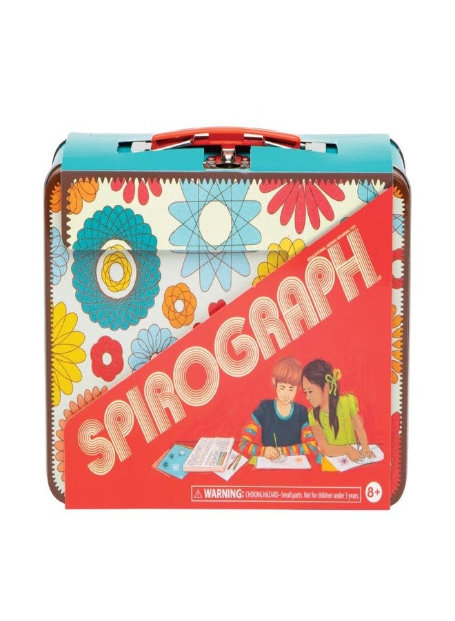Spirograph Lunchbox Set -Arts and Crafts, Kids Toys, Art Supplies, Craft Supplies, Drawing Kit, Spiral Art, Classic Gear Design Kit, Case, Pens, Design Sheet Included, Ages 8+ - Image 1